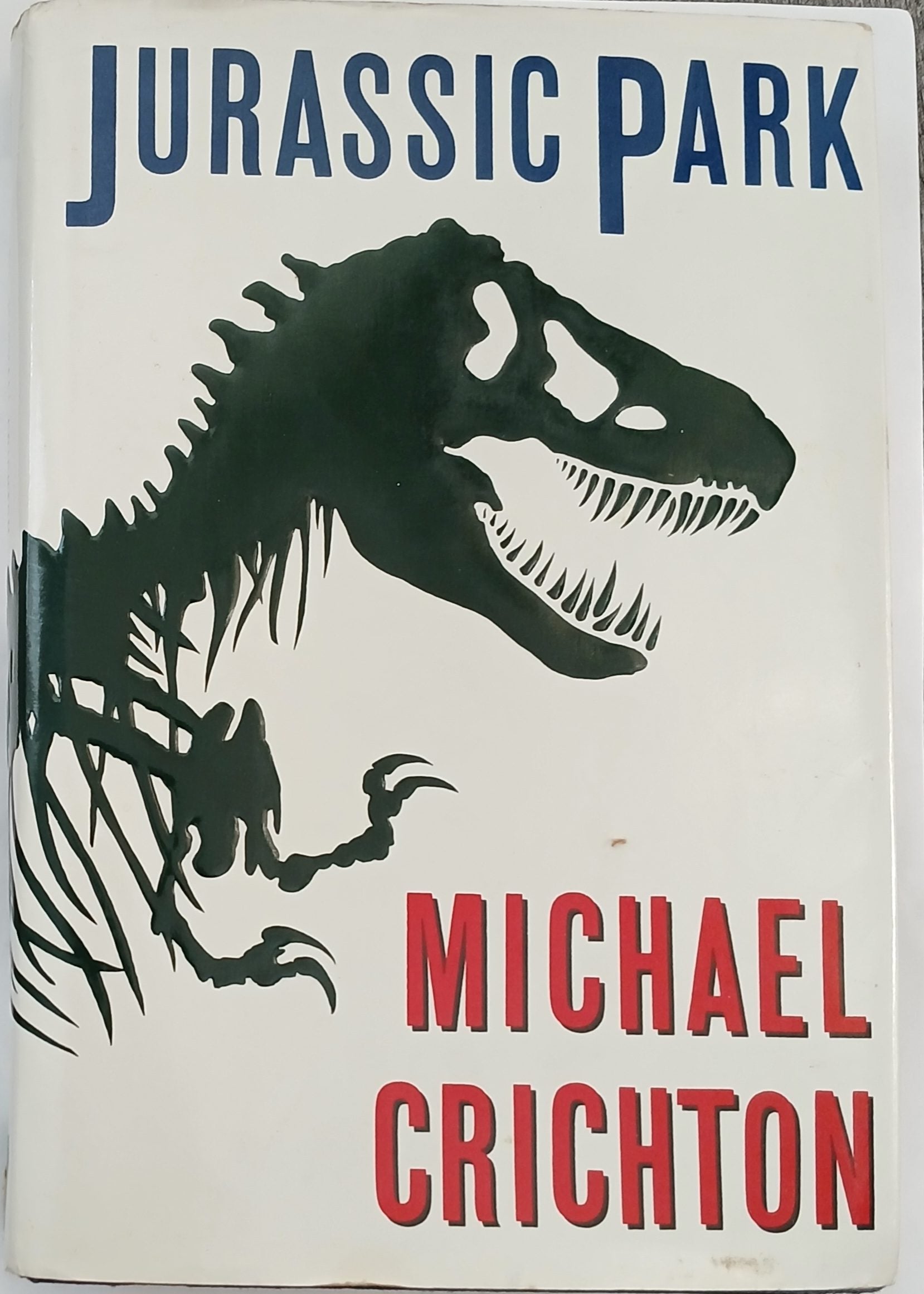 Jurassic Park by Michael Crichton -Hardcover – 1st Edition November 7, 1990 Jurassic Park by Michael Crichton -Hardcover – 1st Edition November 7, 1990
