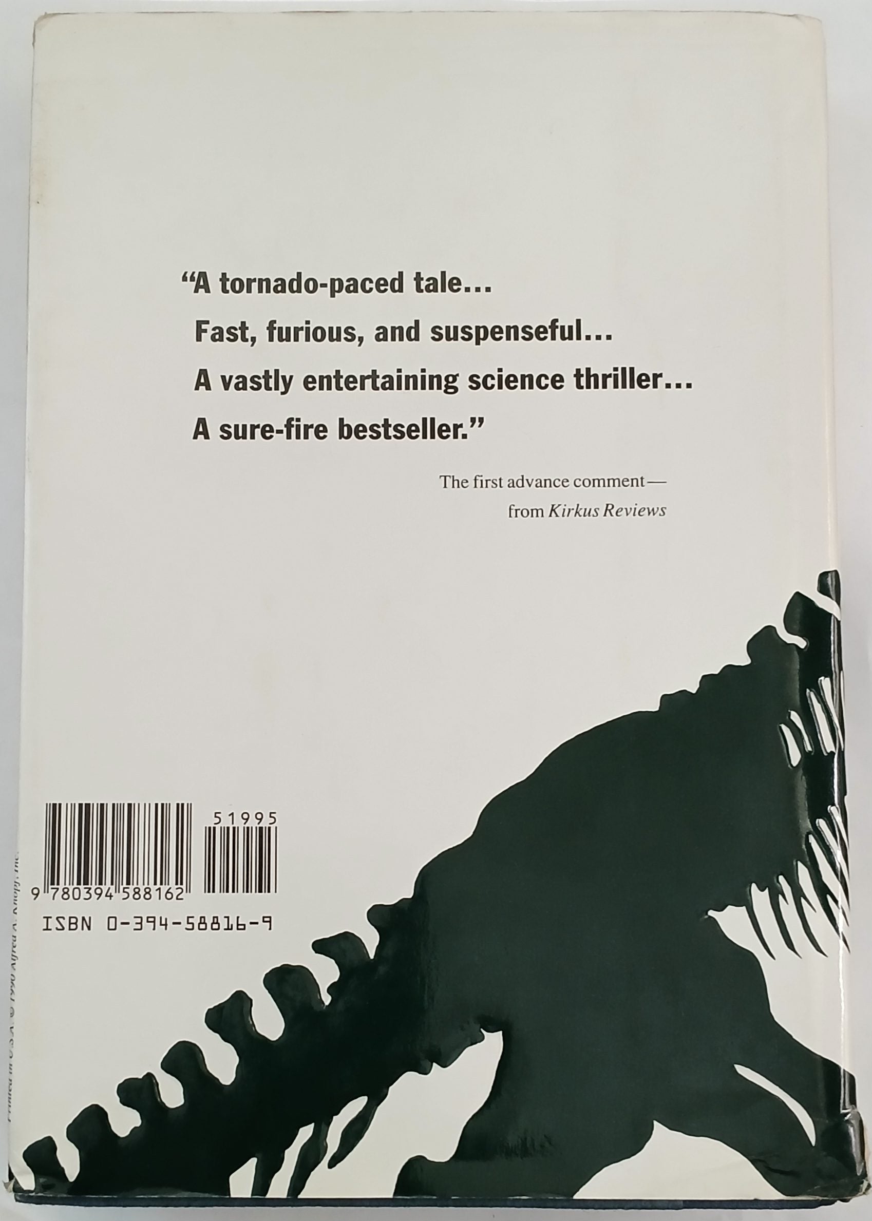 Jurassic Park by Michael Crichton -Hardcover – 1st Edition November 7, 1990 Jurassic Park by Michael Crichton -Hardcover – 1st Edition November 7, 1990