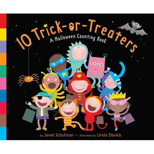 10 Trick-Or-Treaters: A Halloween Book for Kids and Toddlers - Board Book