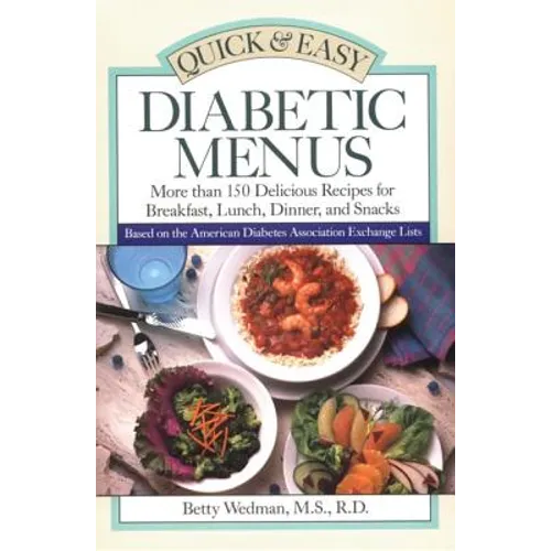 Quick & Easy Diabetic Menus - Paperback