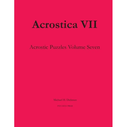 Acrostica VII - Paperback