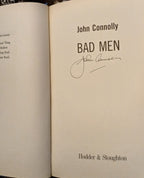 Bad Men by John Connolly-Hardcover-1st Ed., 2003. Signed Copy