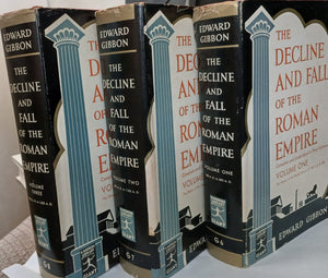 The Decline & Fall of the Roman Empire by Edward Gibbon-Hardcover- 3 Vols set. Modern Library Giant.