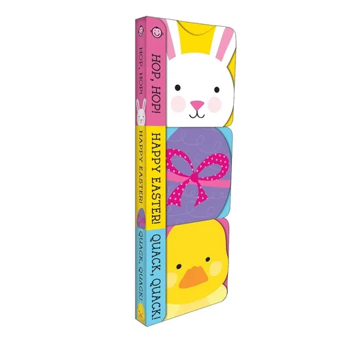 Easter (Chunky 3 Pack): Hop-Hop!, Happy Easter!, and Quack-Quack! - Board Book