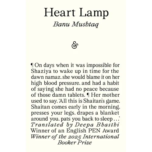 Heart Lamp: Winner of the 2025 International Booker Prize