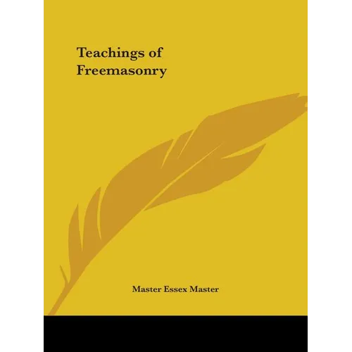 Teachings of Freemasonry - Paperback