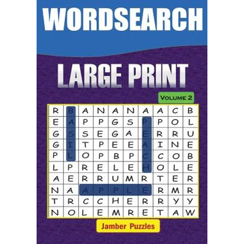 Word Search Large Print - Volume 2 - Paperback