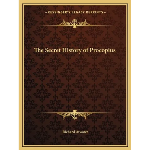 The Secret History of Procopius - Paperback