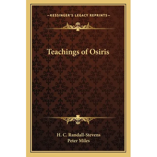 Teachings of Osiris - Paperback
