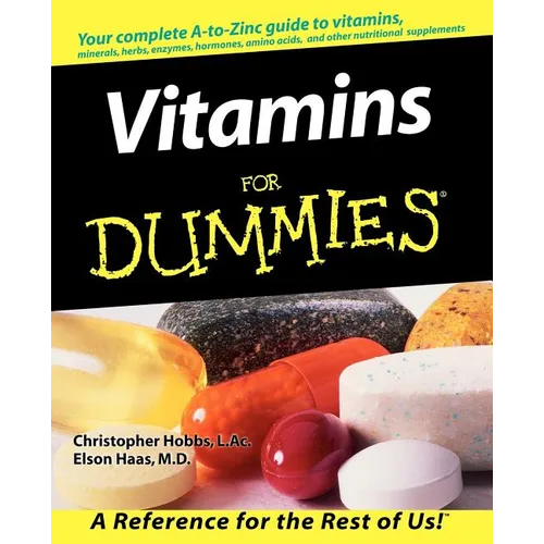 Vitamins for Dummies - Paperback