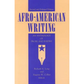 Afro-American Writing: An Anthology of Prose and Poetry