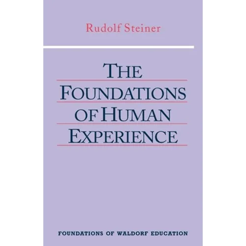 The Foundations of Human Experience: (Cw 293 & 66) Volume 1 - Paperback