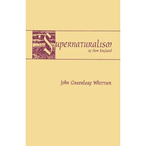 Supernaturalism of New England - Paperback