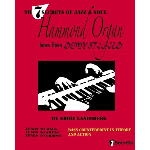 Hammond Organ Bass Lines Demystified - Paperback