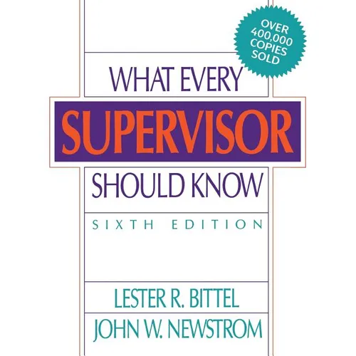What Every Supervisor Should Know - Paperback