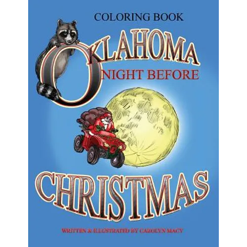 Oklahoma Night Before Christmas Coloring Book - Paperback