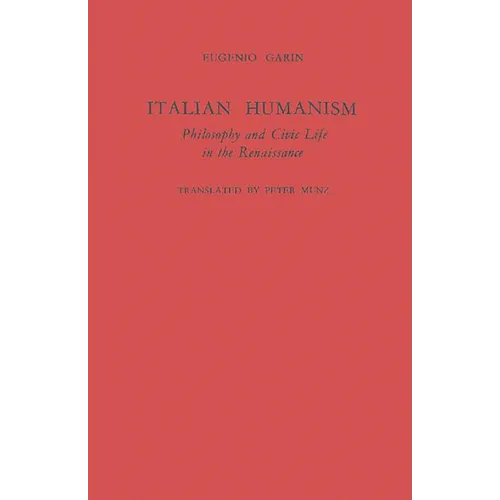Italian Humanism - Hardcover
