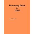 Formatting Briefs in Word