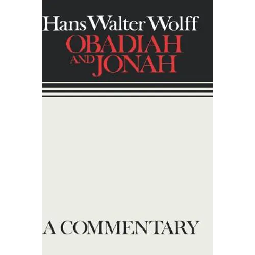 Obadiah and Jonah: Continental Commentaries - Hardcover