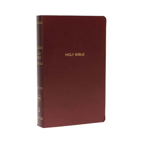 NKJV, Gift and Award Bible, Leather-Look, Burgundy, Red Letter Edition - Imitation Leather