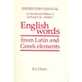 English Words Instructor's Manual