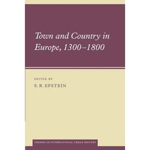 Town and Country in Europe, 1300 1800 - Paperback