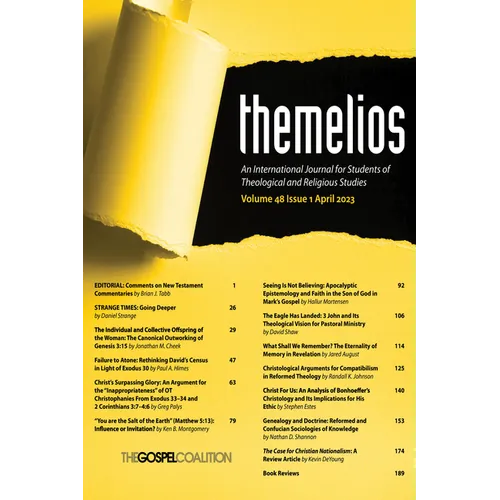 Themelios, Volume 48, Issue 1 - Paperback