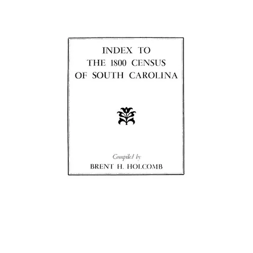 Index to the 1800 Census of South Carolina - Paperback