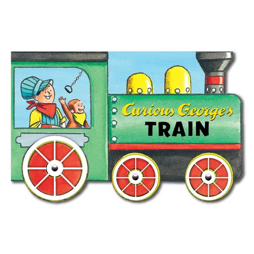 Curious George's Train (Mini Movers Shaped S) - Board Book