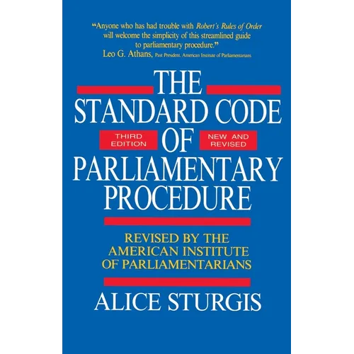 The Standard Code of Parliamentary Procedure
