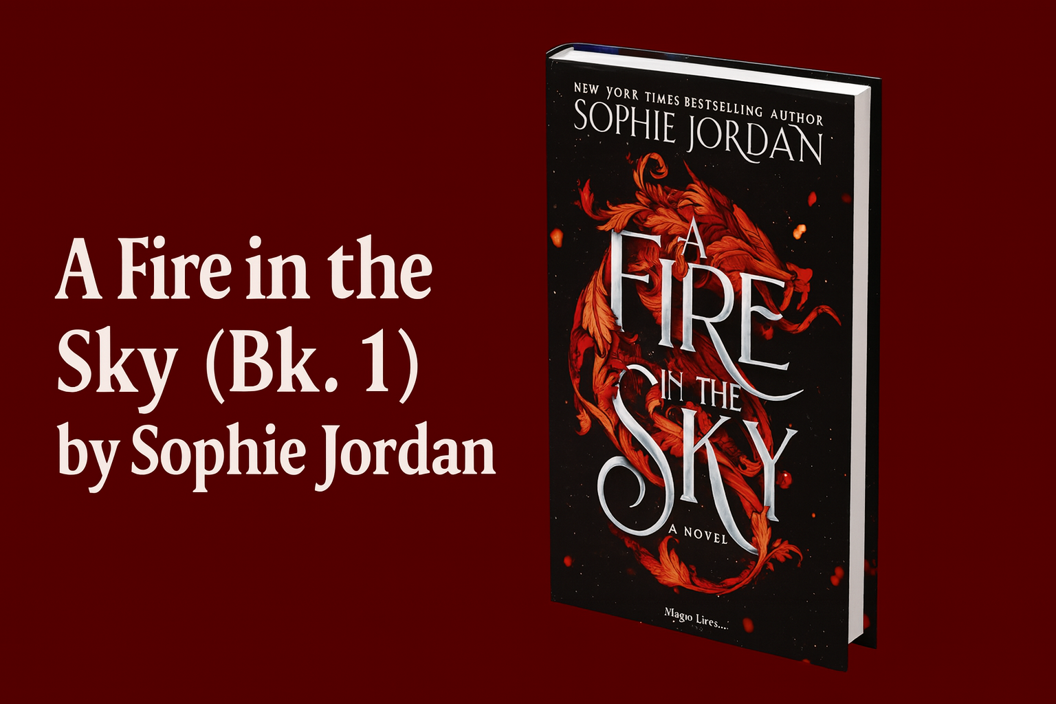 A Fire in the Sky (Bk. 1) by Sophie Jordan-Hardcover