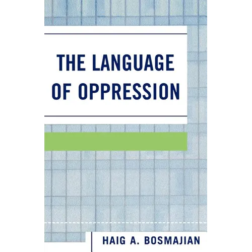 The Language of Oppression - Paperback