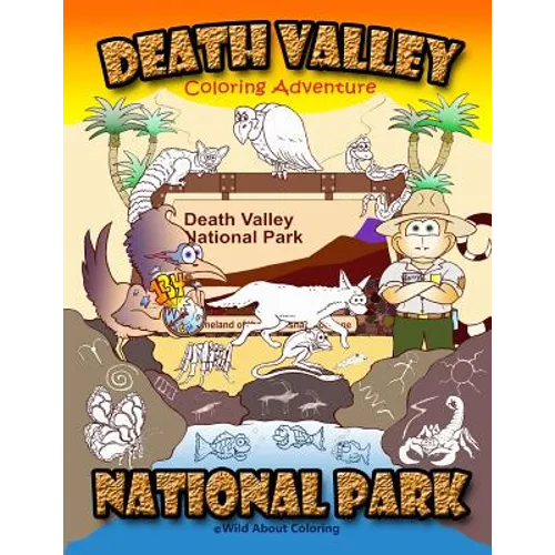 Death Valley National Park Coloring Adventure - Paperback