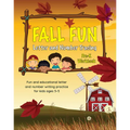 Fall Fun Letter and Number Tracing: Pre-K Workbook