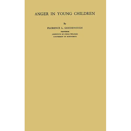 Anger in Young Children - Hardcover