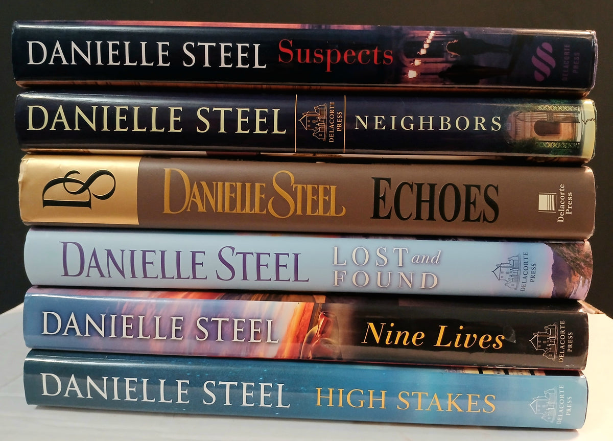 Danielle Steel: 6 Hardcover Book Bundle – Romance, Drama & Timeless Storytelling-Used Very Good- FREE Shipping.