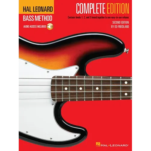 Hal Leonard Bass Method - Complete Edition: Books 1, 2 and 3 Bound Together in One Easy-To-Use Volume! (Bk/Online Audio) [With Compact Disc] - Paperback