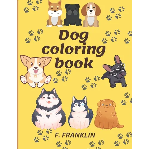 Dog coloring book - Paperback