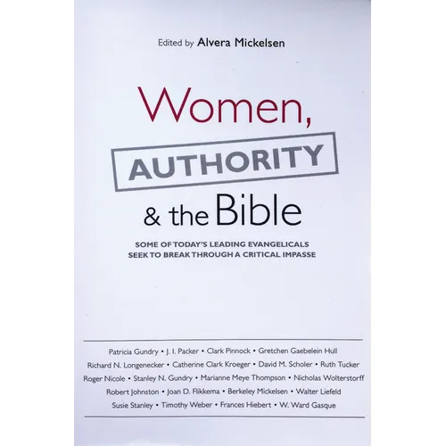 Women, Authority & the Bible - Paperback