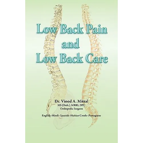 Low Back Pain And Low Back Care - Paperback
