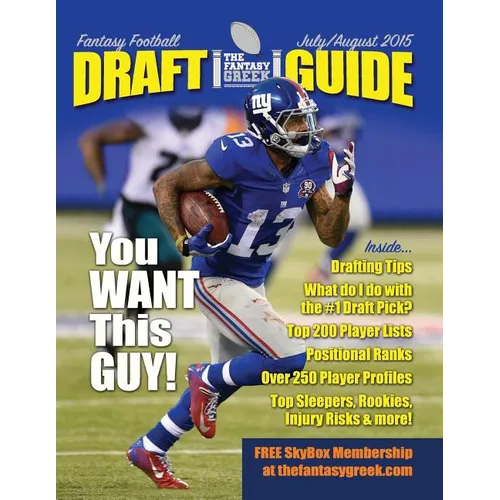 Fantasy Football Draft Guide July/August 2015 - Paperback