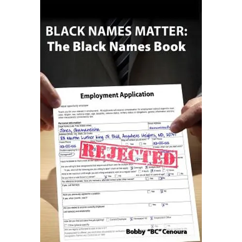 Black Names Matter: The Black Names Book