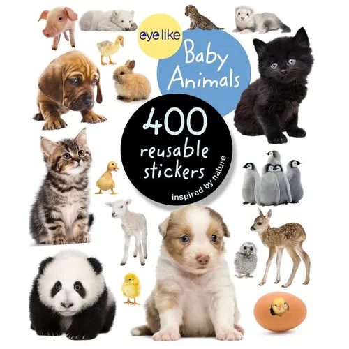 Eyelike Stickers: Baby Animals - Paperback