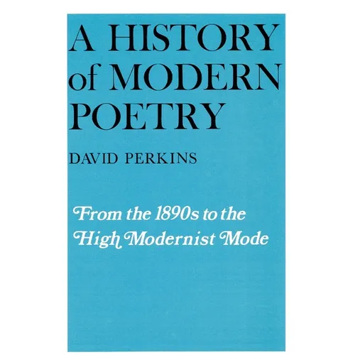 A History of Modern Poetry