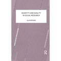 Quantity and Quality in Social Research