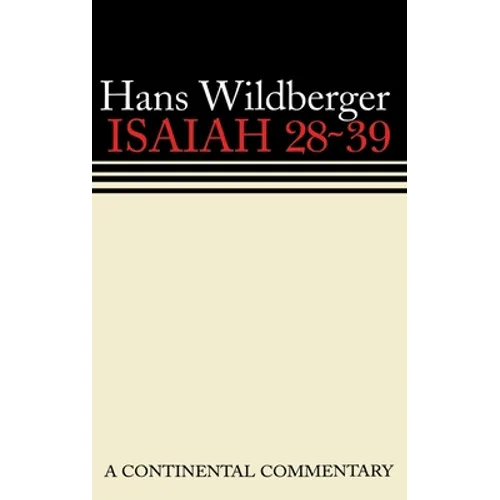 Isaiah 28 39 Continental Comme - Hardcover