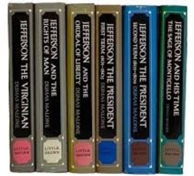 Jefferson and His Time 6 Vols Set by Dumas Malone-Hardcover