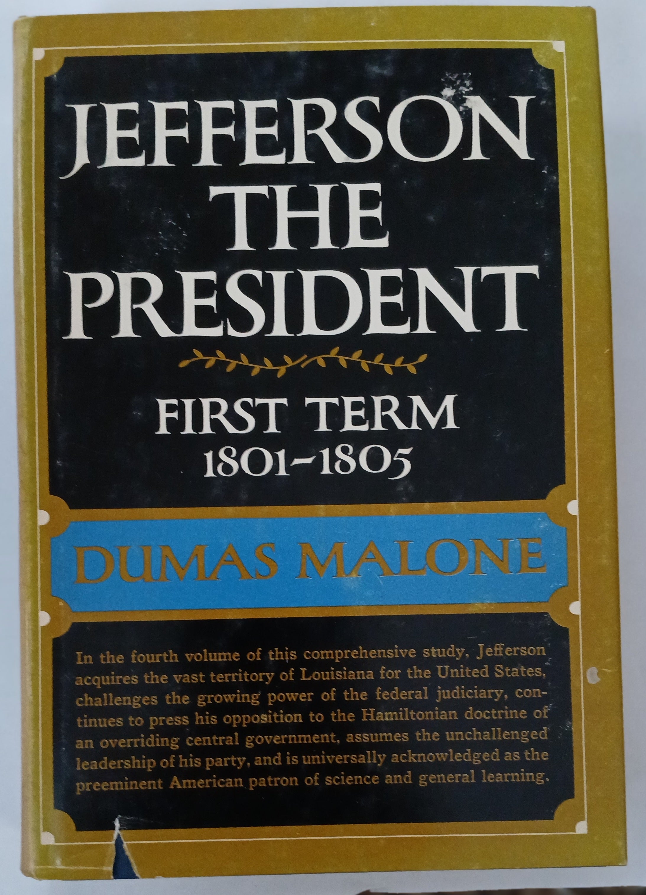 Jefferson and His Time 6 Vols Set by Dumas Malone-Hardcover