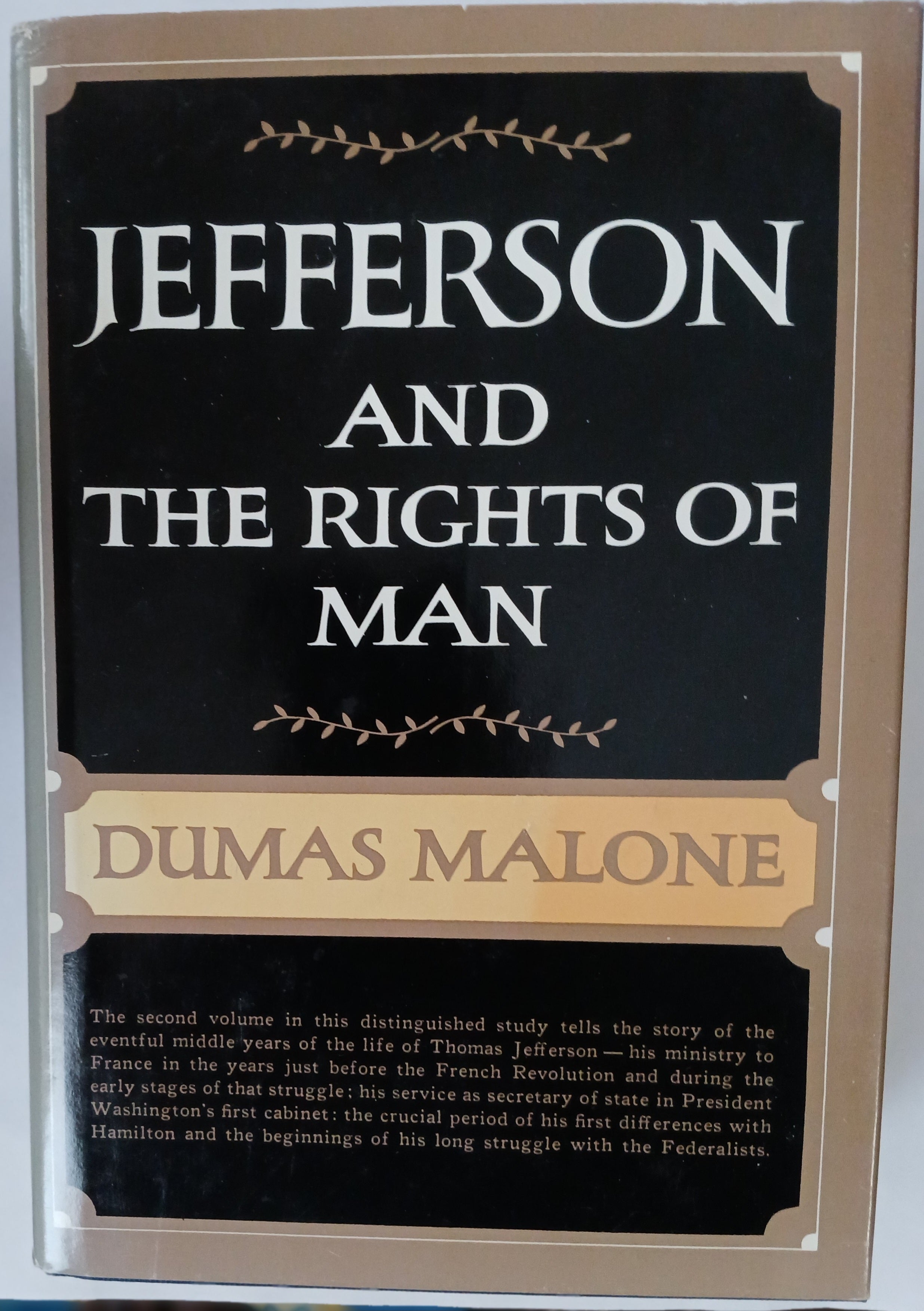 Jefferson and His Time 6 Vols Set by Dumas Malone-Hardcover