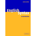 English Syntax: An Introduction